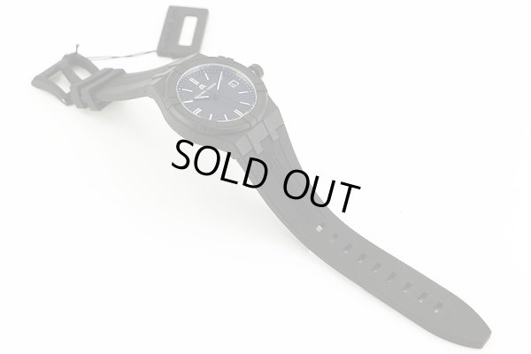 モーリス・ラクロア　アイコン　＃タイド　ＡI２００８　黒文字盤　ラバーベルト状態