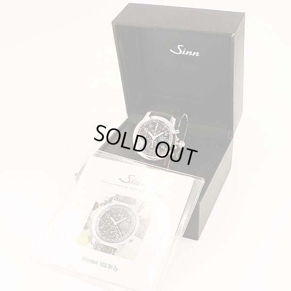 ジン　１０３Ｂ．ＡＵＴＯ．ＰＯＬ．ＴＹ　黒文字盤　箱・保証書