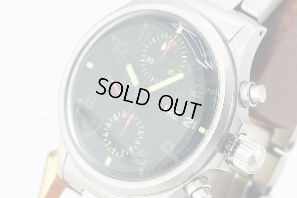 ジン　３５６　フリーガー　黒文字盤　ビームス４５周年限定　サイド拡大