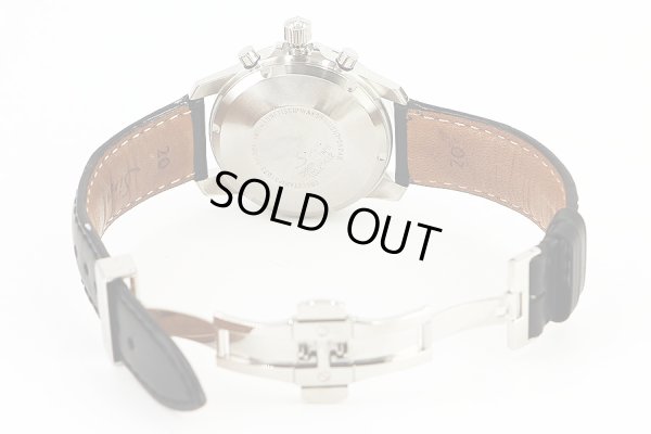 ジン　１０３Ｂ．ＡＵＴＯ．ＰＯＬ．ＴＹ　黒文字盤　革ベルト