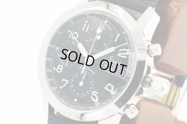 ジン　１０３Ｂ．ＡＵＴＯ．ＰＯＬ．ＴＹ　黒文字盤　サイド拡大