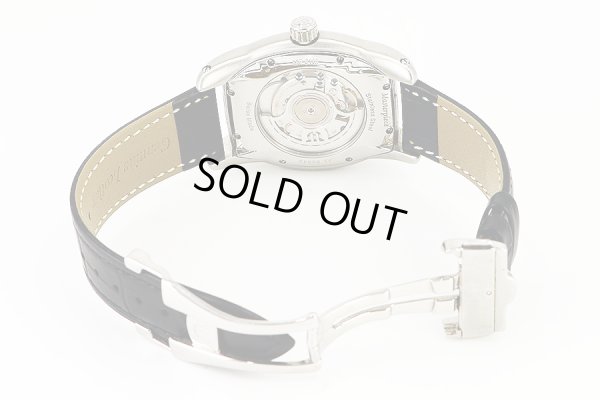 モーリス・ラクロア　トノー　ジュールレトロ　グランデイト　ＭＰ６１９９　銀文字盤　革ベルト