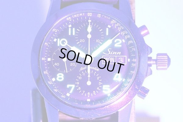 ジン　１０３Ｂ．ＡＵＴＯ．ＰＯＬ．ＴＹ　黒文字盤　ライト