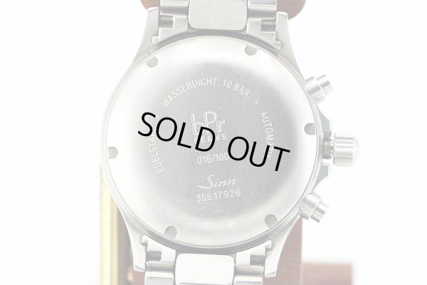 ジン　３５６　フリーガー　黒文字盤　ビームス４５周年限定　裏面拡大