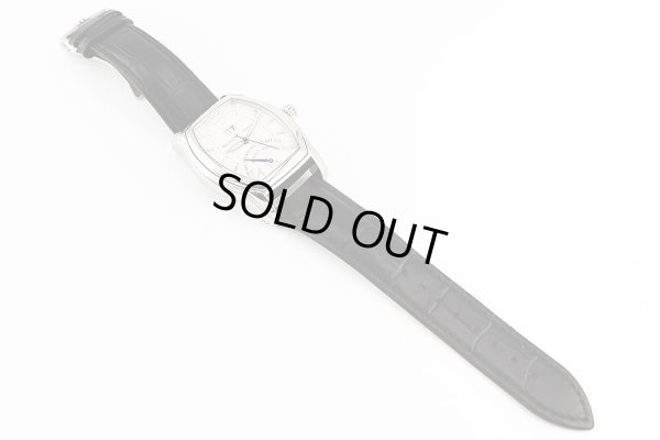 モーリス・ラクロア　トノー　ジュールレトロ　グランデイト　ＭＰ６１９９　銀文字盤　革ベルト状態　表面