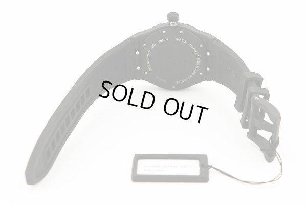 モーリス・ラクロア　アイコン　＃タイド　ＡI２００８　黒文字盤　ラバーベルト