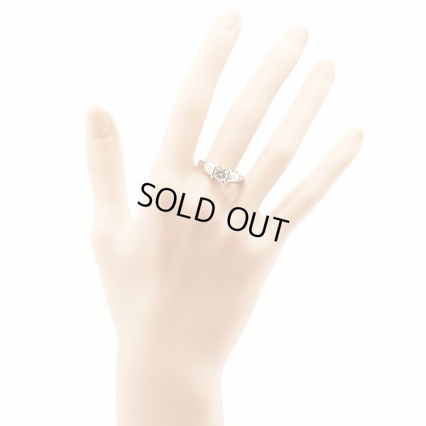 PT900/K18 ダイアイリリング 1.023ct 8.10g　装着イメージ