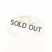 PT900/K18 ダイアイリリング 1.023ct 8.10g