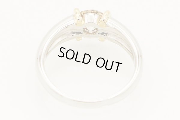 PT900/K18 ダイアイリリング 1.023ct 8.10g　内側