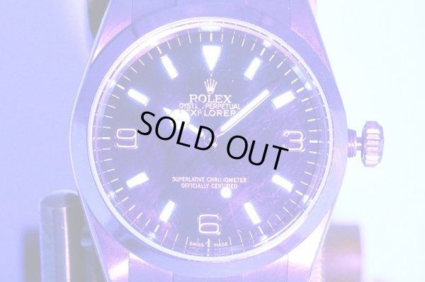 ロレックス　１１４２７０　エクスプローラーI　Ｆ８７４６６７　黒文字盤　ライト