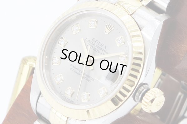 ロレックス　７９１７３Ｇ　 Ａ５３５４４０　グレー文字盤　１０Ｐ　サイド拡大