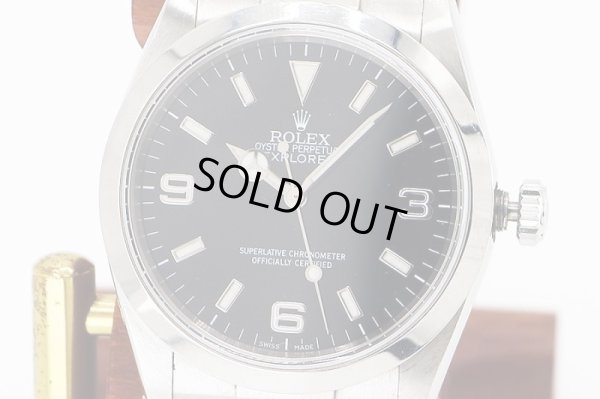 ロレックス　１１４２７０　エクスプローラーI　Ｆ８７４６６７　黒文字盤　表面