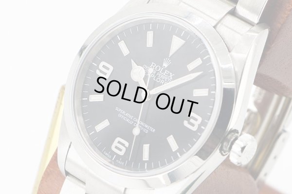 ロレックス　１１４２７０　エクスプローラーI　Ｆ８７４６６７　黒文字盤　サイド拡大