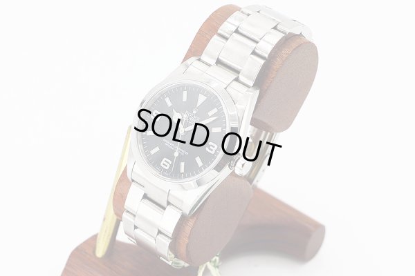 ロレックス　１１４２７０　エクスプローラーI　Ｆ８７４６６７　黒文字盤　サイド