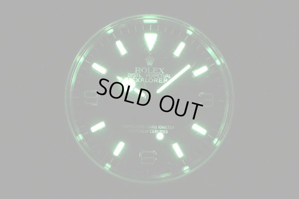 ロレックス　１１４２７０　エクスプローラーI　Ｆ８７４６６７　黒文字盤　ライト暗闇