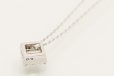 ポンテヴェキオ　K18WG ダイアイリペンダントネックレス 0.13ct 1.40g　裏面