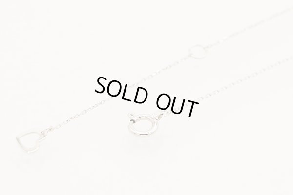 ポンテヴェキオ　K18WG ダイアイリペンダントネックレス 0.13ct 1.40g　留め具