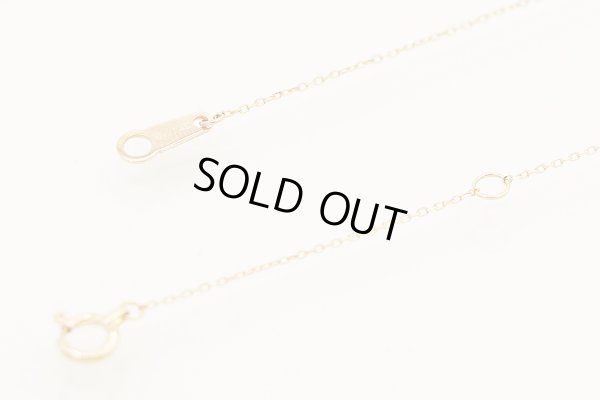 ４℃　K18PG ダイアイリネックレス 1.00g　留め具