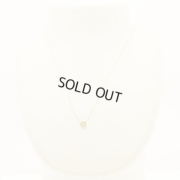 アーカー　K18 ダイアイリネックレス 0.90g　装着イメージ