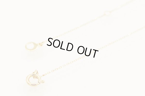 アーカー　K18 ダイアイリネックレス 0.90g　留め具