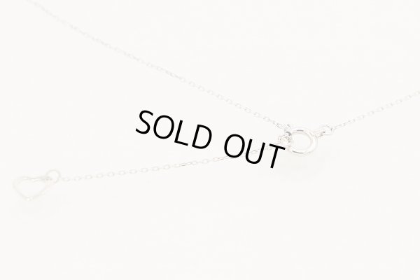 ポンテヴェキオ　K18WG ダイアイリペンダントネックレス 0.13ct 1.40g　留め具