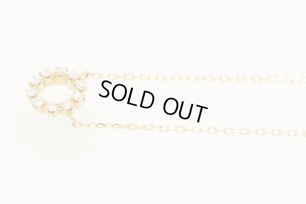 アーカー　K18 ダイアイリネックレス 0.90g　拡大