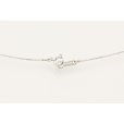 ４℃　K18WG ダイアイリペンダントネックレス 2.60g　留め具