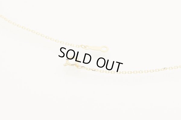 ミキモト　K18 パールダイアイリペンダントネックレス 8.30mm 3.10g　留め具外したイメージ