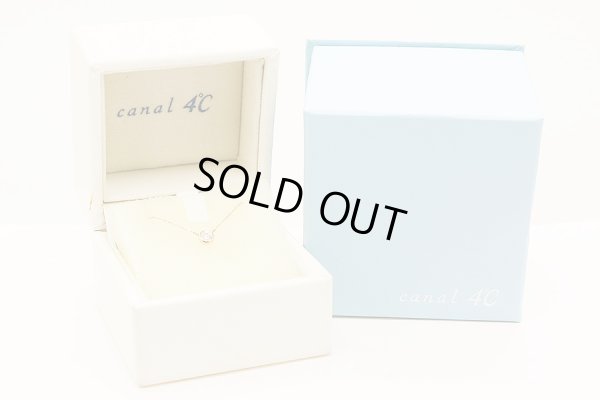 ４℃　K18PG ダイアイリネックレス 1.00g　箱イメージ