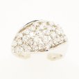 K18WG ダイアイリリング 1.32ct 10.00g