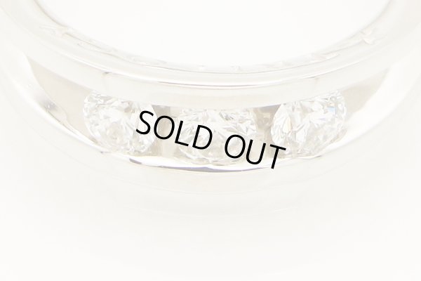 PT900 ダイアイリリング 0.50ct 8.20g　拡大