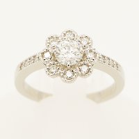 PT900 ダイアイリリング 0.523ct 0.17ct 5.40g