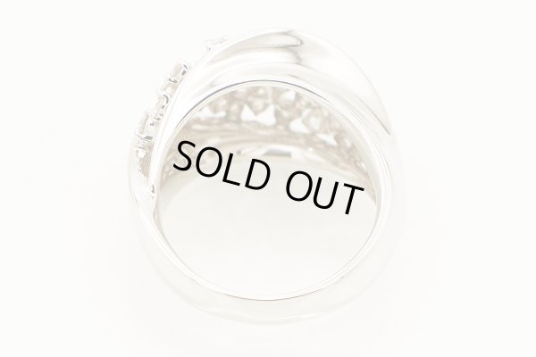 K18WG ダイアイリリング 1.32ct 10.00g　内側