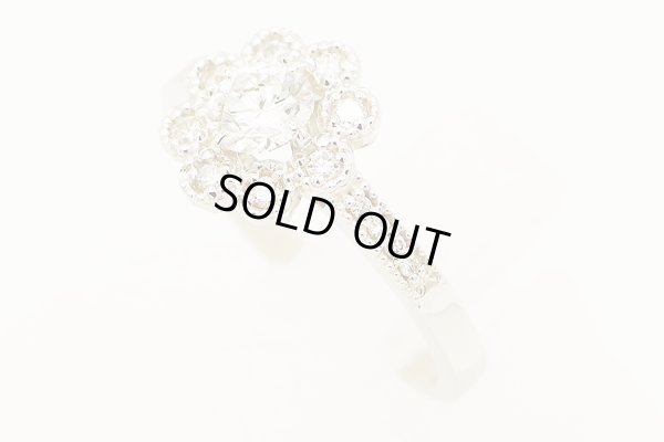 PT900 ダイアイリリング 0.523ct 0.17ct 5.40g　サイド