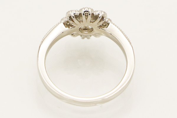 PT900 ダイアイリリング 0.523ct 0.17ct 5.40g　内側