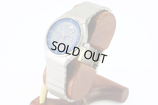 ポルシェデザインｂｙＩＷＣ　ＩＷ３７４５０１　クロノグラフ　ムーンフェイス　青文字盤　サイド