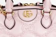 グッチ　GGマトラッセ レザー ミニ バック 702251 520981 ピンク　拡大