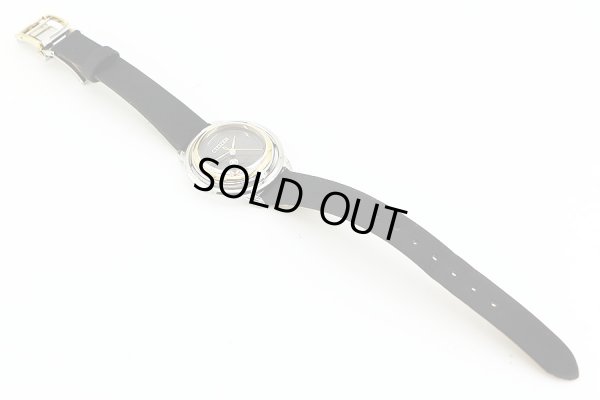 シチズン　エル　ＥＷ５５２６－１１Ｅ　オアシス　黒文字盤　ダイアベゼル　革ベルト状態　表面