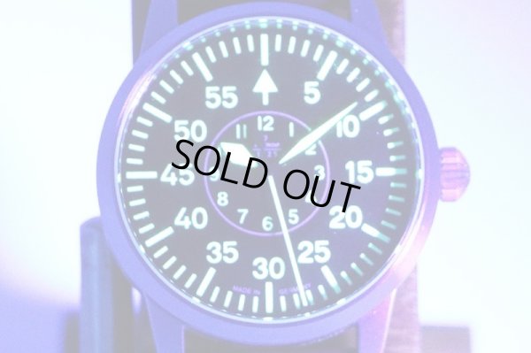 ラコ　パイロットウォッチ　８６１７７９　ＴＯＫＩＯ　黒文字盤　ライト