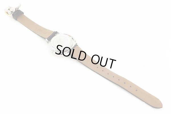 シチズン　エル　ＥＷ５５２６－１１Ｅ　オアシス　黒文字盤　ダイアベゼル　革ベルト状態　裏面