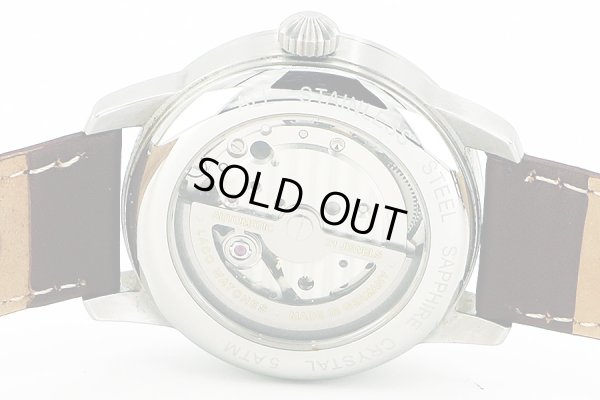 ラコ　パイロットウォッチ　８６１７７９　ＴＯＫＩＯ　黒文字盤　裏面拡大