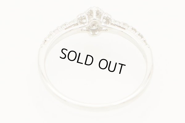 PT900 ダイアイリリング 0.30ct 1.90g　内側