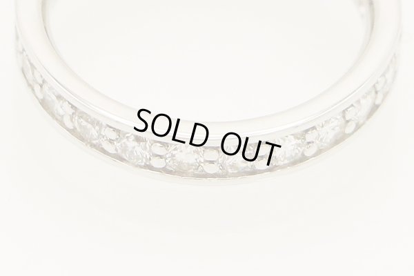 PT950 ダイアイリリング 1.00ct 4.10g　拡大