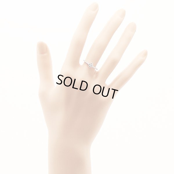 PT900 ダイアイリリング 0.30ct 1.90g　装着イメージ