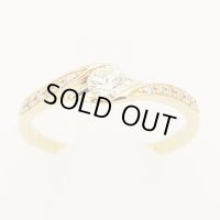 K18 ダイアイリリング 0.257ct 0.01ct 2.10g