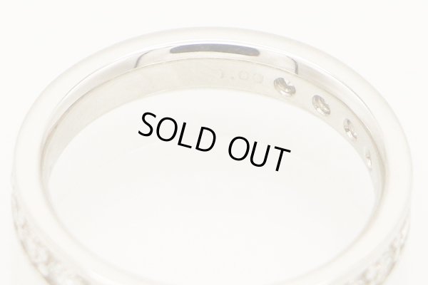 PT950 ダイアイリリング 1.00ct 4.10g　刻印(2)