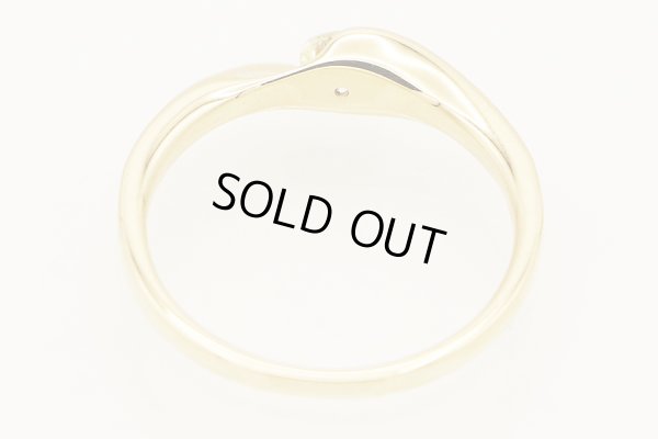 K18 ダイアイリリング 0.257ct 0.01ct 2.10g　内側