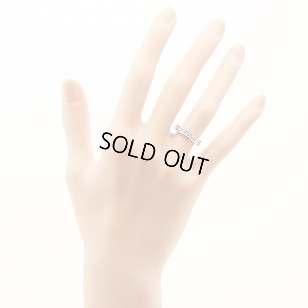 PT950 ダイアイリリング 1.00ct 4.10g　装着イメージ