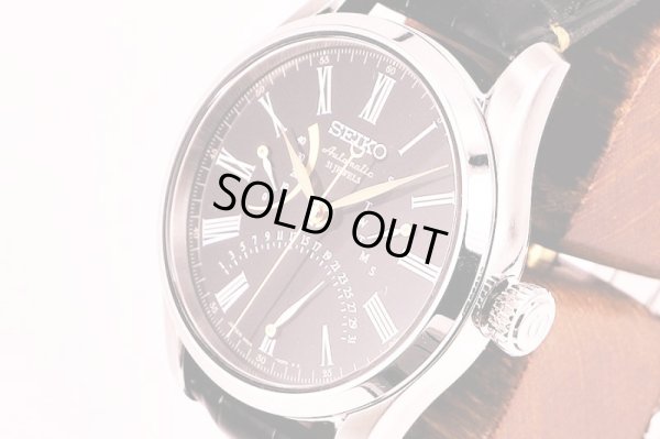 セイコー　プレサージュ　ＳＡＲＤ０１１　レトログラード　黒漆文字盤　サイド拡大