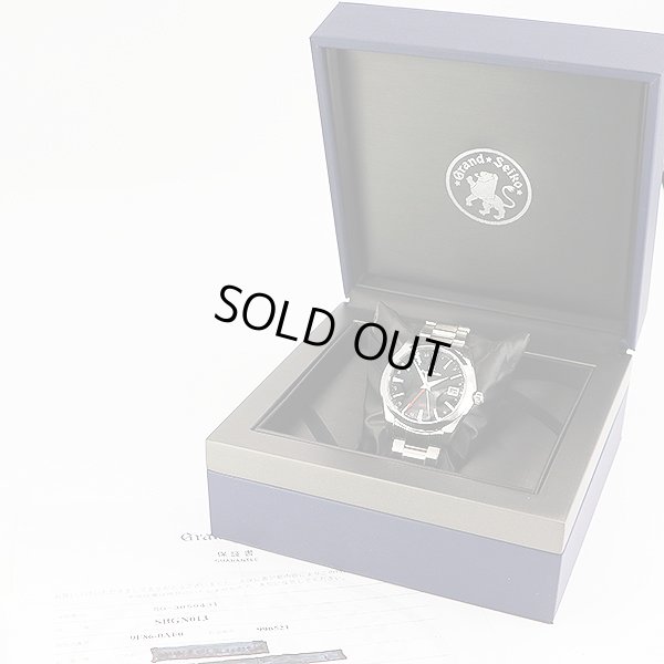 グランドセイコー　ＳＢＧＮ０１３　ＧＭＴ　９Ｆ８６－０ＡＦ０　黒文字盤　箱・保証書